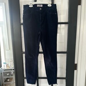 We the free navy corduroy raw hem pants (29) 🌿